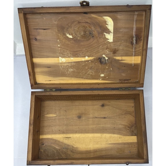 Antique c.1900 Wooden Cigar Box Repurposed as Keepsake Box, Factory No. 771 PA - Picture 9 of 14